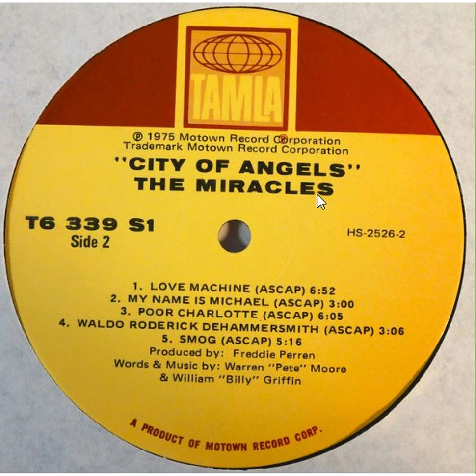 The Miracles - City Of Angels