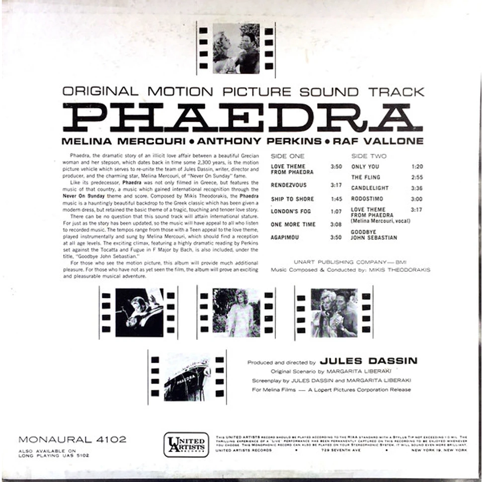 Mikis Theodorakis - Original Motion Picture Soundtrack - Phaedra