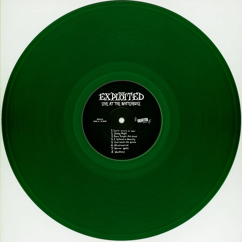 The Exploited - Live At The Whitehouse Green Vinyl Edition Record Store Day 2020 Edition
