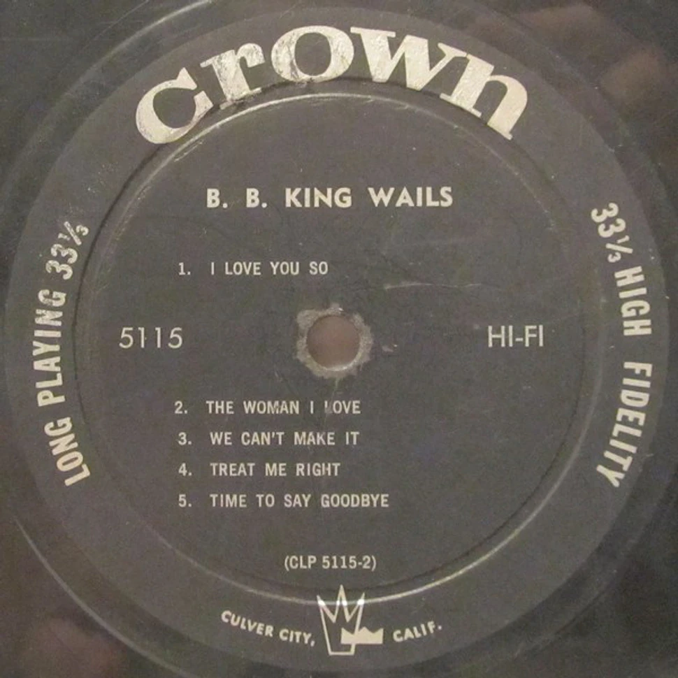 B.B. King Orchestra - B.B. King Wails