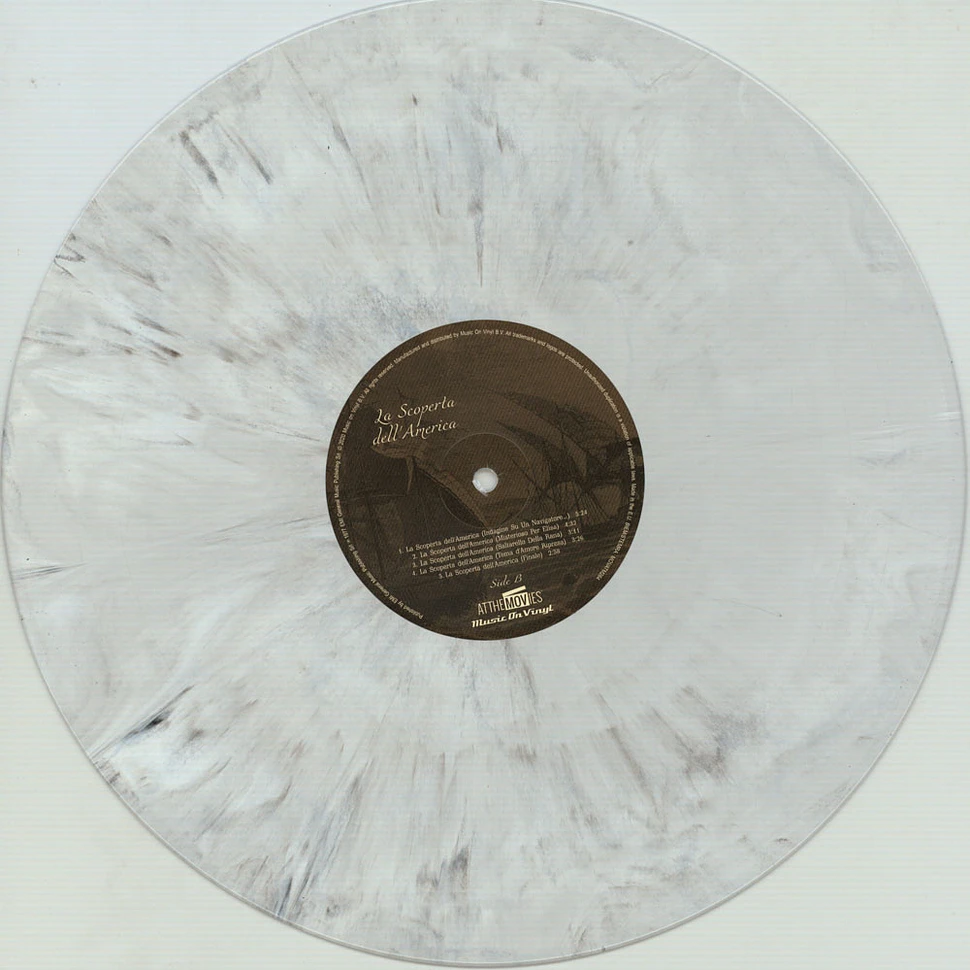 Ennio Morricone - OST Alla Scoperta Dell'america Limited Numbered Ash Grey Marbled Vinyl Edition