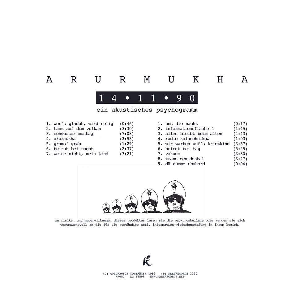 Arurmukha - 14.11.90 An Acoustic Psychogram