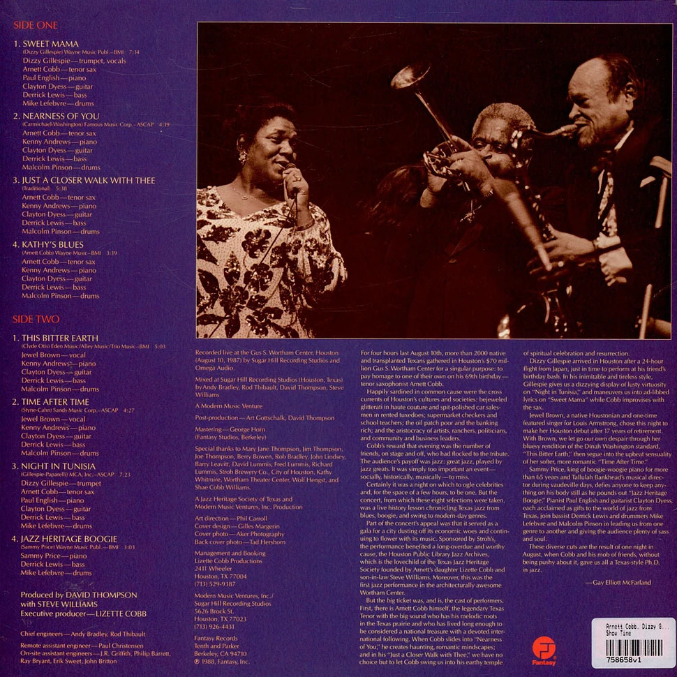 Arnett Cobb / Dizzy Gillespie / Jewel Brown - Show Time