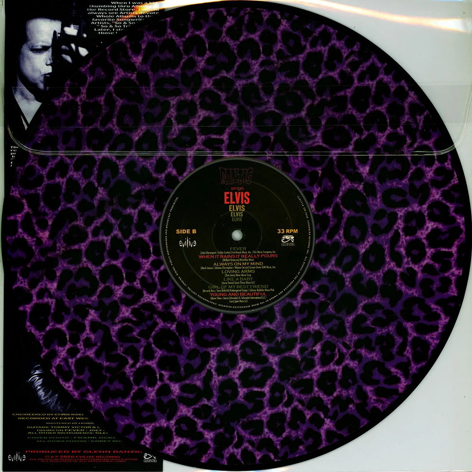 Danzig - Sings Elvis - A Gorgeous Purple Leopard Picture Disc Edition