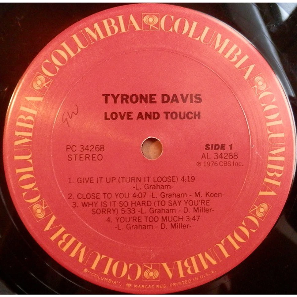 Tyrone Davis - Love And Touch