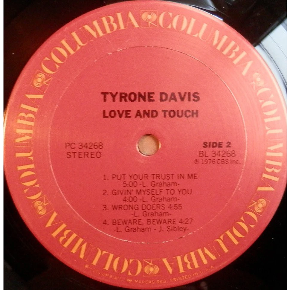 Tyrone Davis - Love And Touch