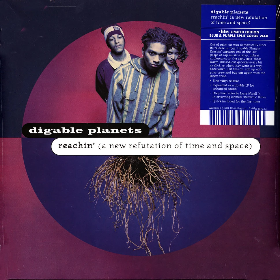Digable Planets - Reachin' (A New Refutation Of Time And Space) HHV Exclusive Blue & Purple Split Vinyl Edition