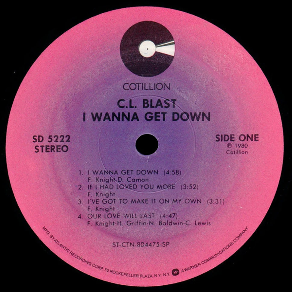C.L. Blast - I Wanna Get Down