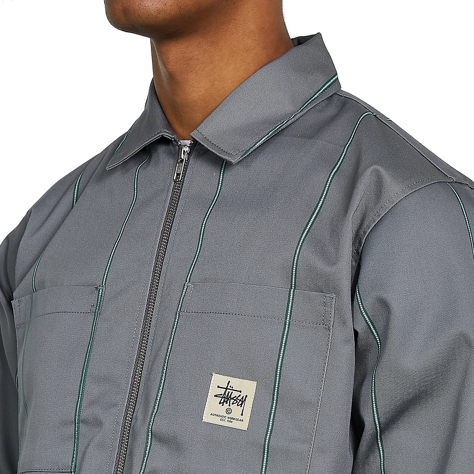 Stüssy - Full Zip LS Work Shirt