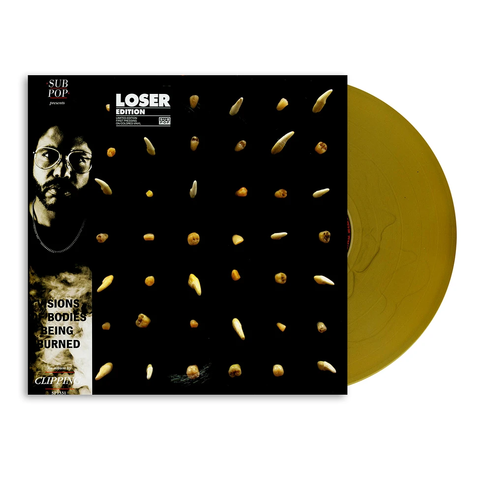 Clipping. - Visions Of Bodies Being Burned Gold Vinyl Edition