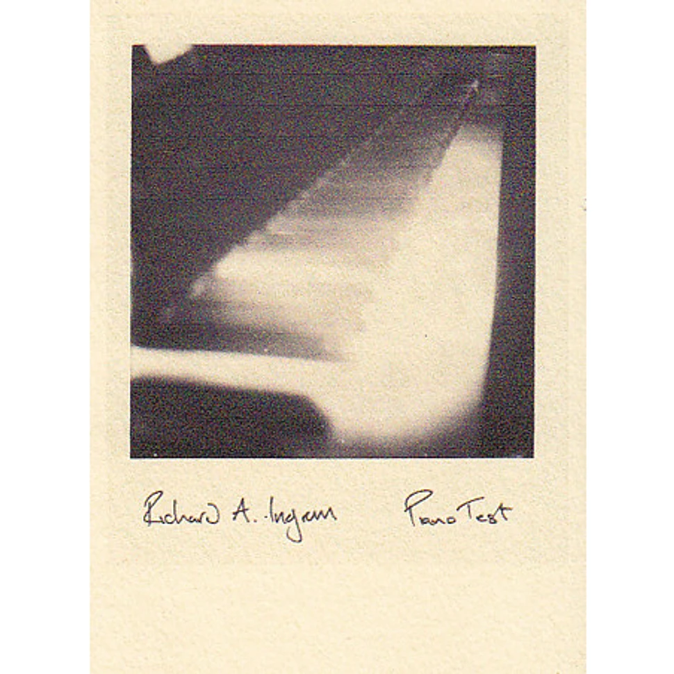 Richard A Ingram - Piano Test