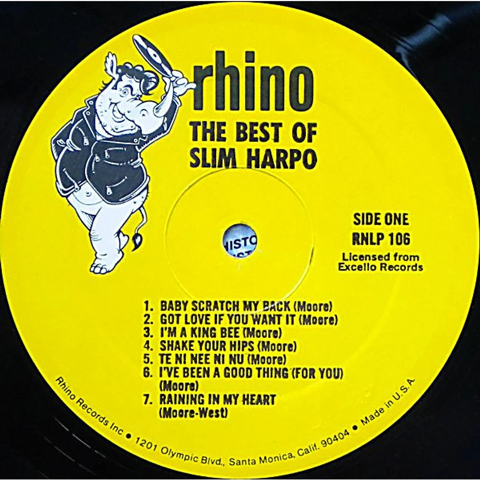 Slim Harpo - The Best Of Slim Harpo - The Original King Bee