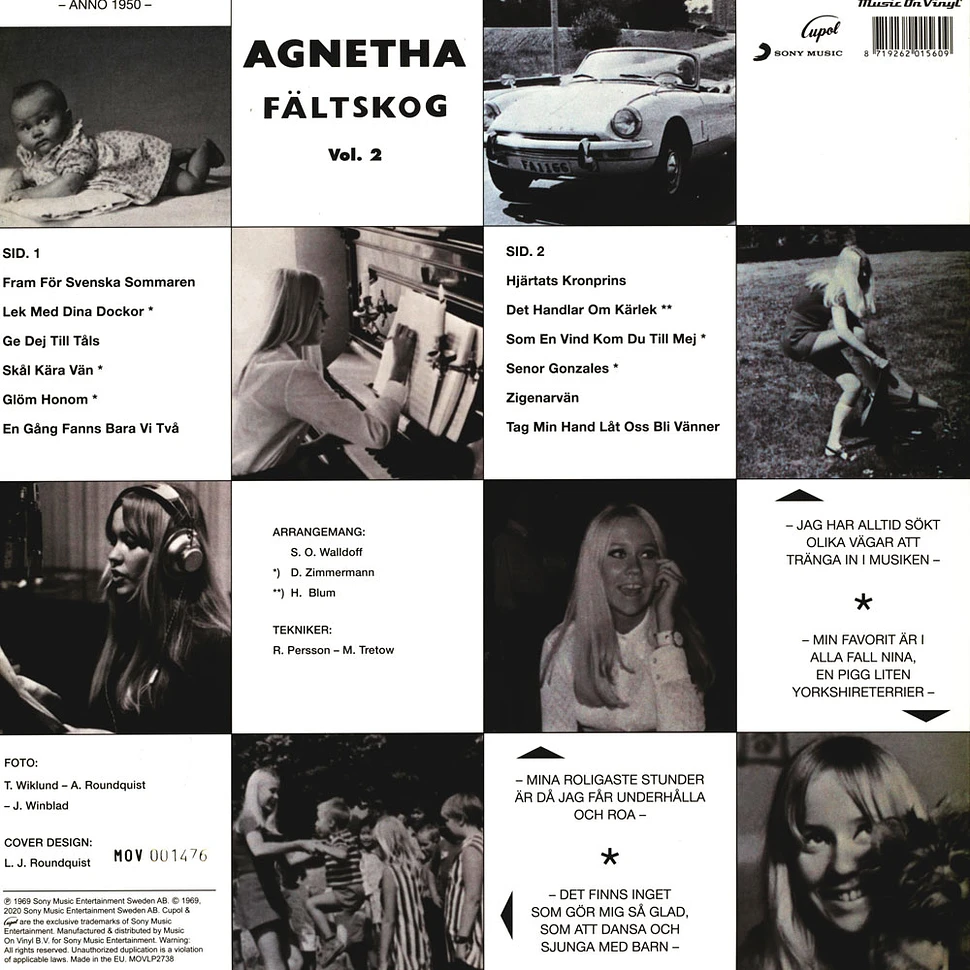 Agnetha Fältskog - Agnetha Faltskog Volume 2