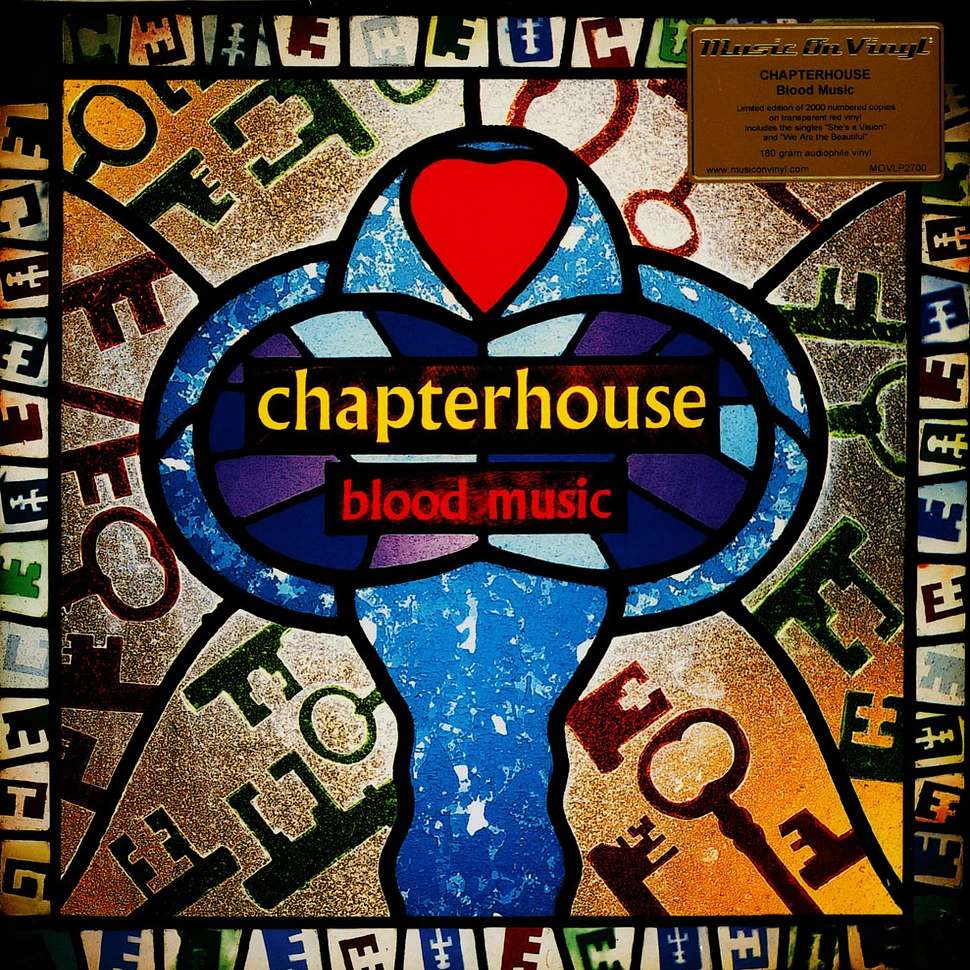 Chapterhouse - Blood Music Limited Numbered Red Vinyl Edition