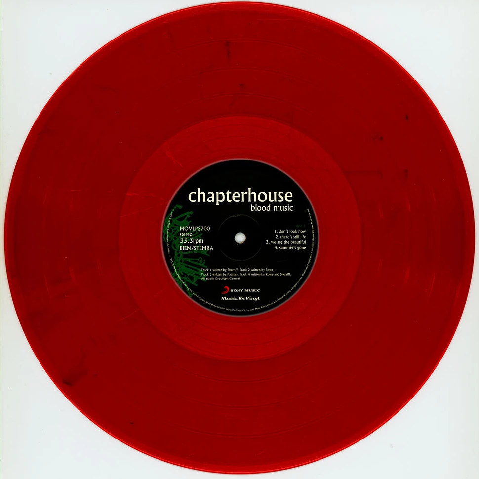 Chapterhouse - Blood Music Limited Numbered Red Vinyl Edition