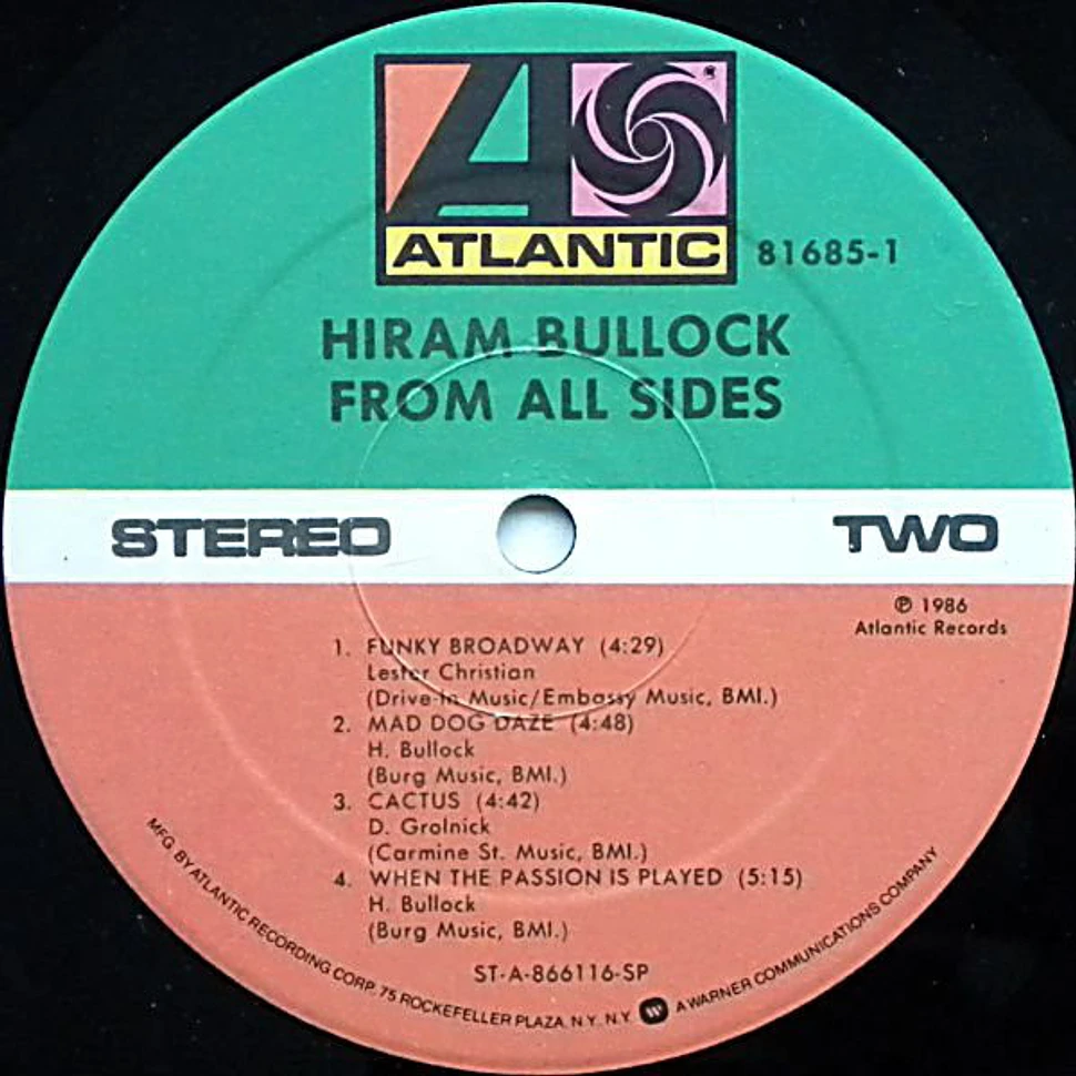 Hiram Bullock - From All Sides
