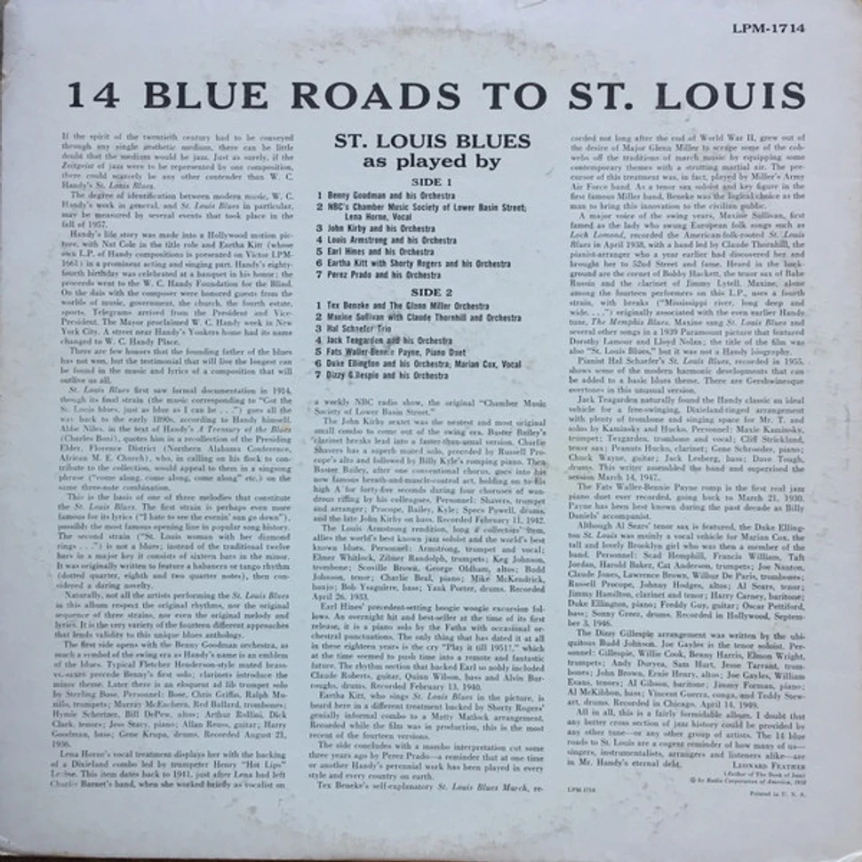 V.A. - 14 Blue Roads To St. Louis