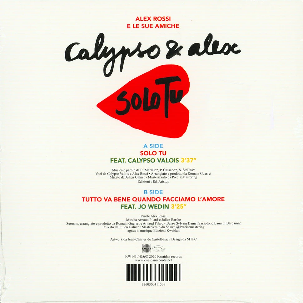 Calypso & Alex - Solo Tu Record Store Day 2020 Edition