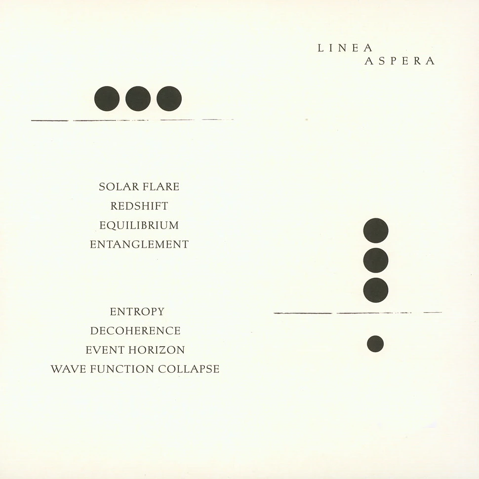 Linea Aspera - Linea Aspera II Black Vinyl Edition