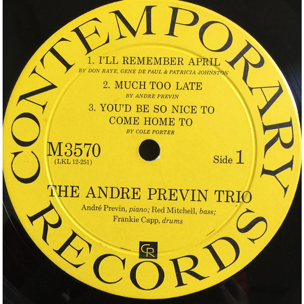 The André Previn Trio - King Size!