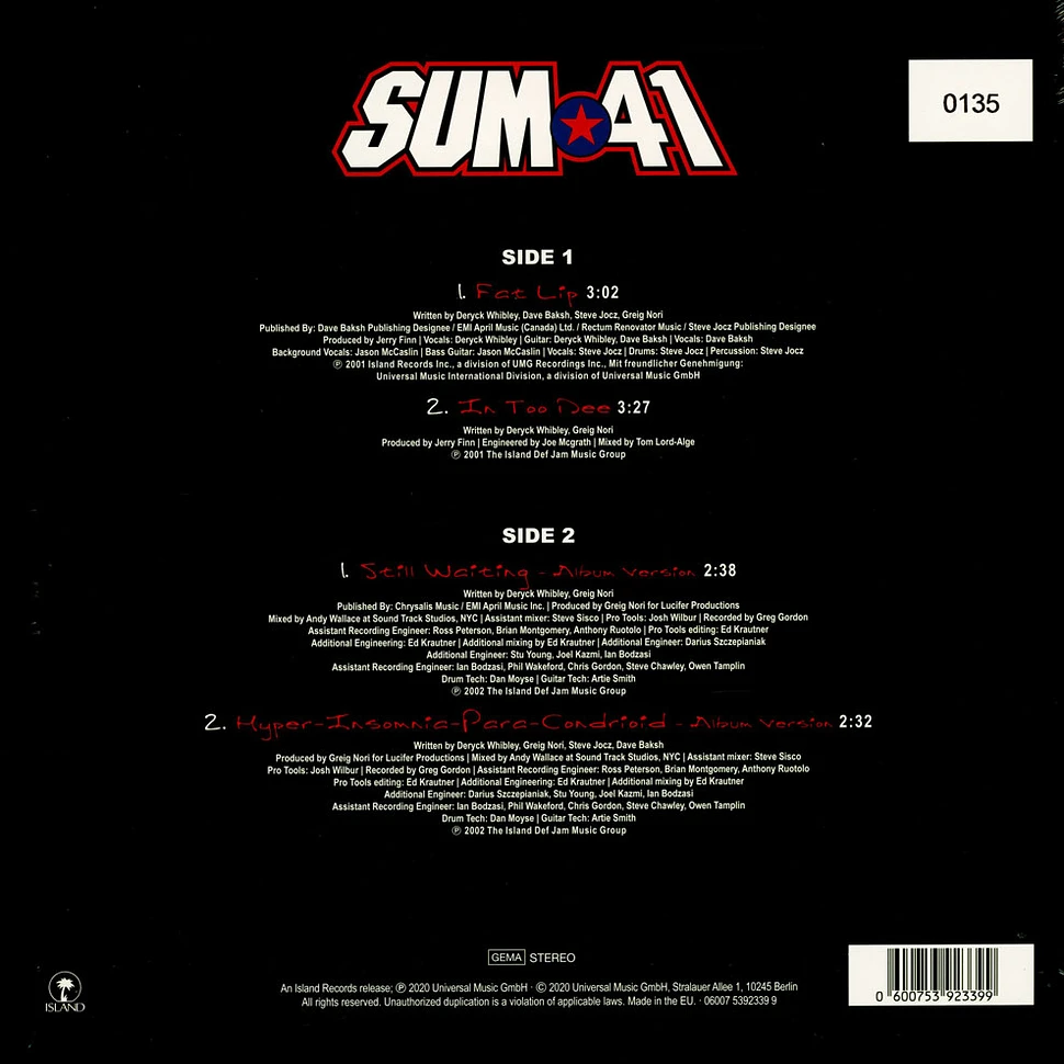 Sum 41 - Fat Lip / In Too Deep / Still Waiting