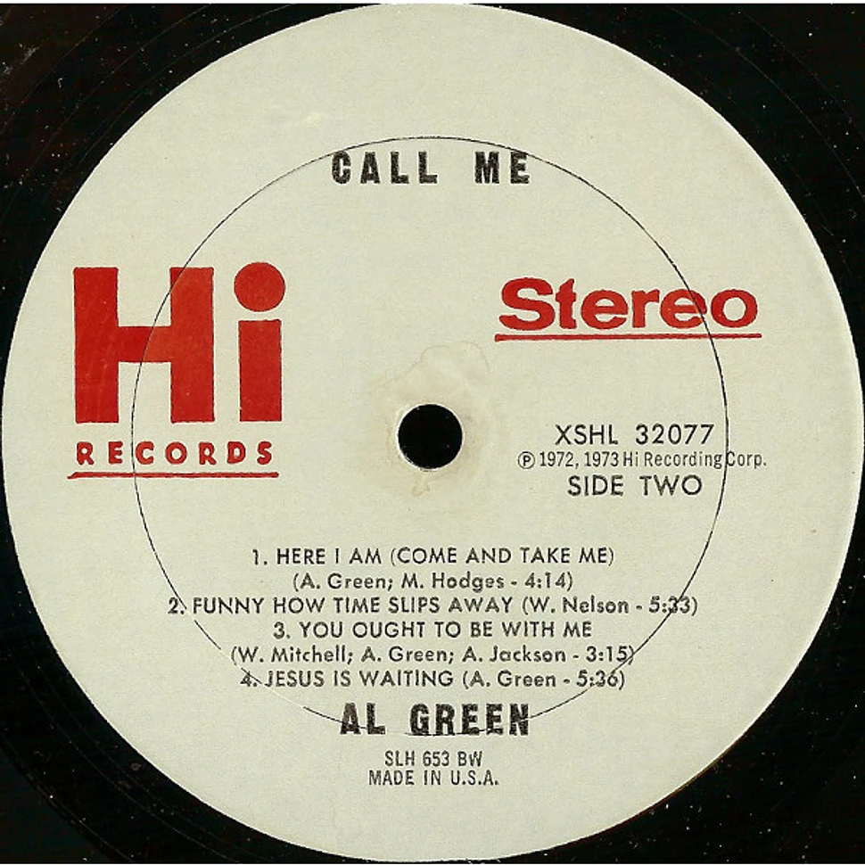 Al Green - Call Me