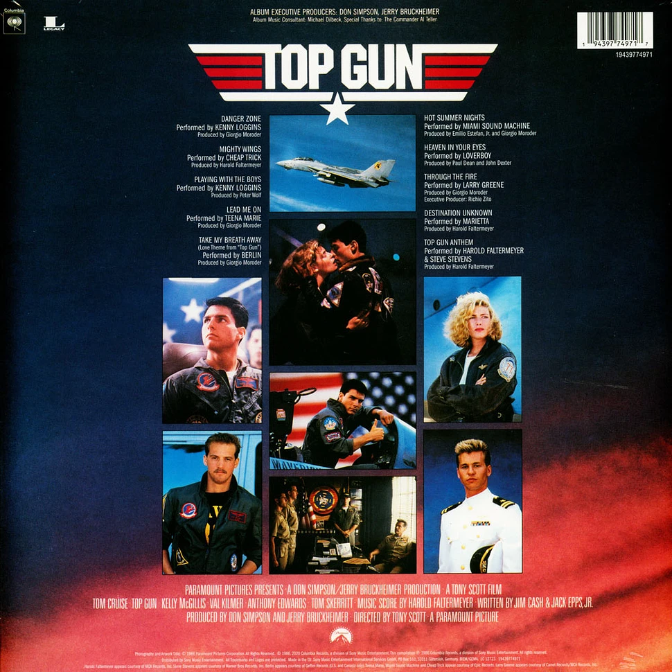 V.A. - OST Top Gun Picture Disc Edition