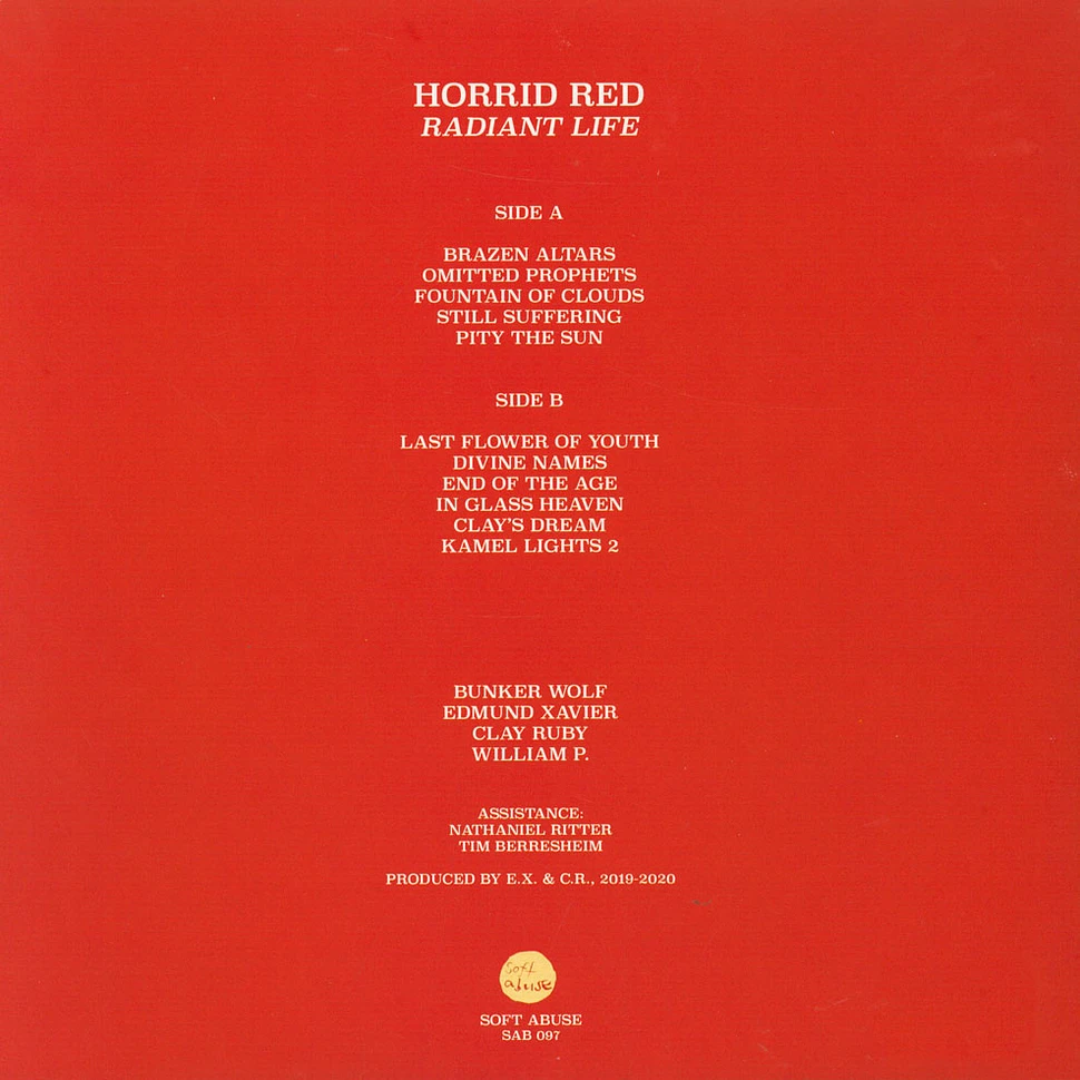 Horrid Red - Radiant Life