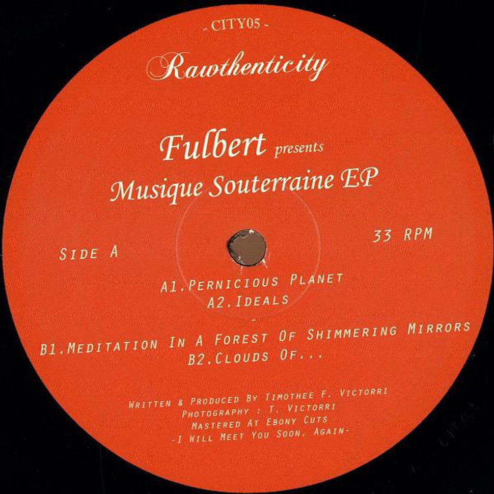 Fulbert - Musique Souterraine EP