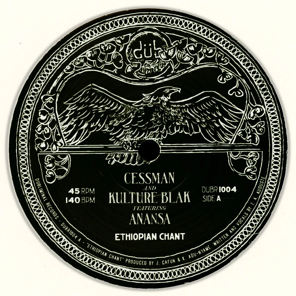Cessman & Kulture Blak Ft.Anansa - Ethiopian Chant / Dub Parts 1 & 2
