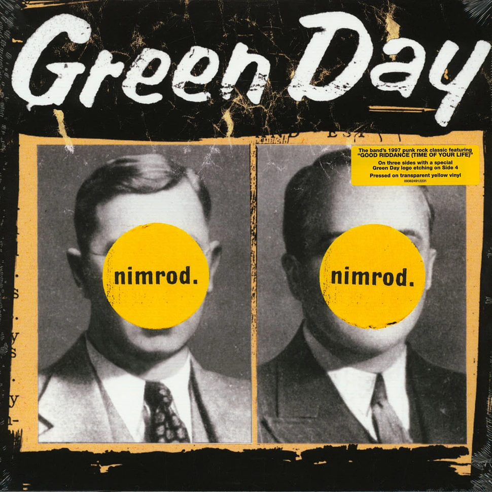 Green Day - Nimrod 20th Anniversary Transparent Yellow Edition