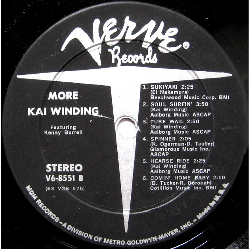 Kai Winding Featuring Kenny Burrell - !!! More !!! (Theme From Mondo Cane)