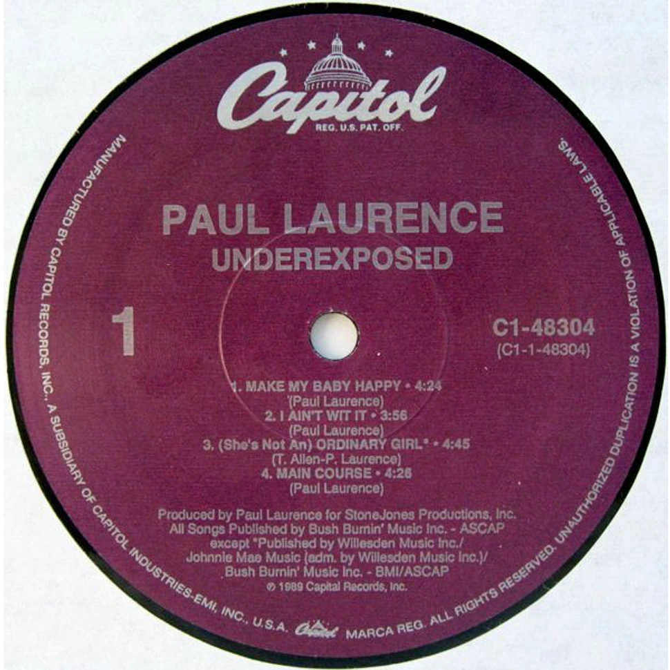 Paul Laurence - Underexposed