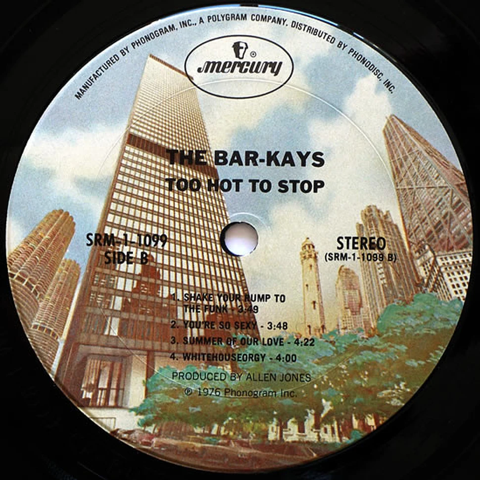 Bar-Kays - Too Hot To Stop