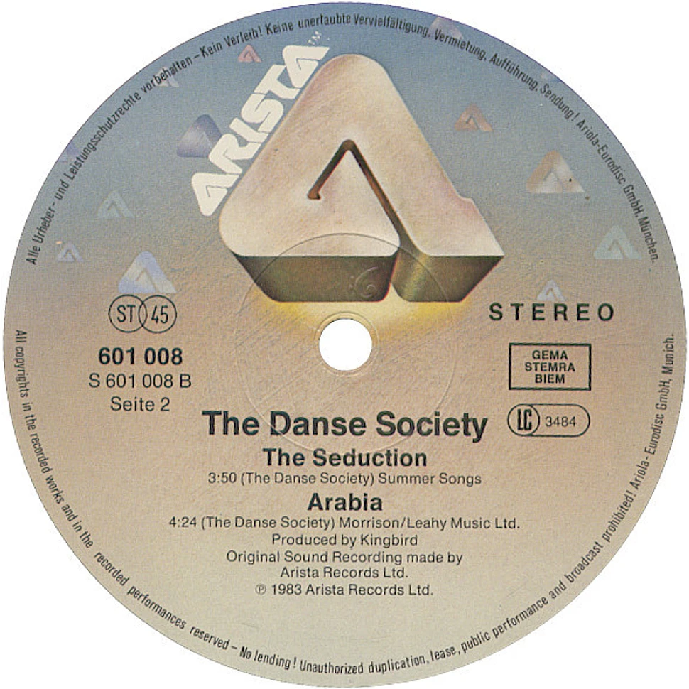 The Danse Society - Wake Up