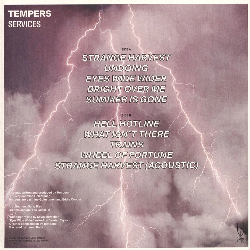 Tempers - Services Black Vinyl Edition