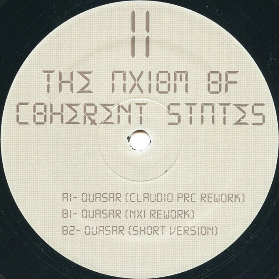 Error Etica - The Axiom Of Coherent States Reworks II