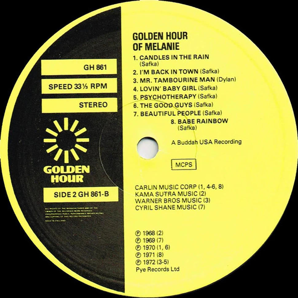 Melanie - Golden Hour Of Melanie