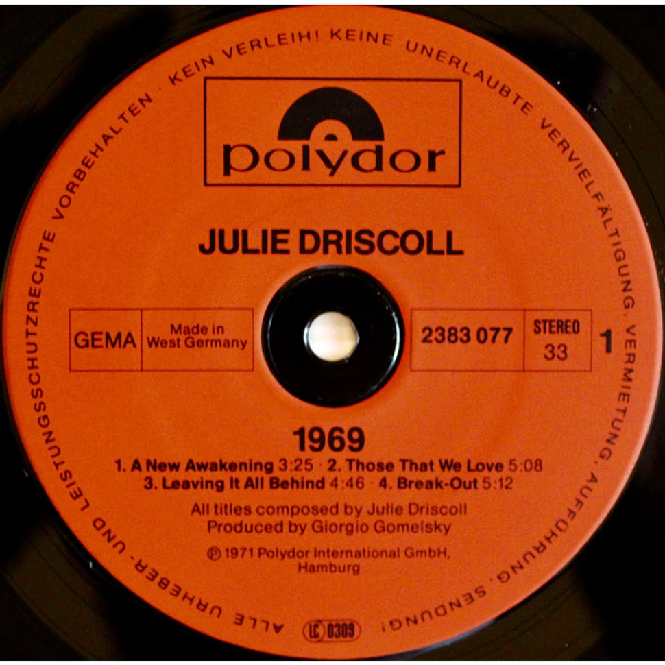Julie Driscoll - 1969