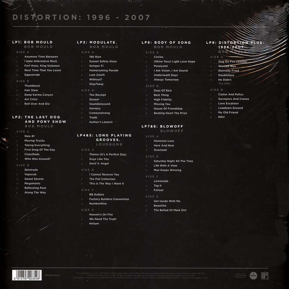 Bob Mould - Distortion: 1996-2007 Splatter Vinyl Splatter Vinyl Edition