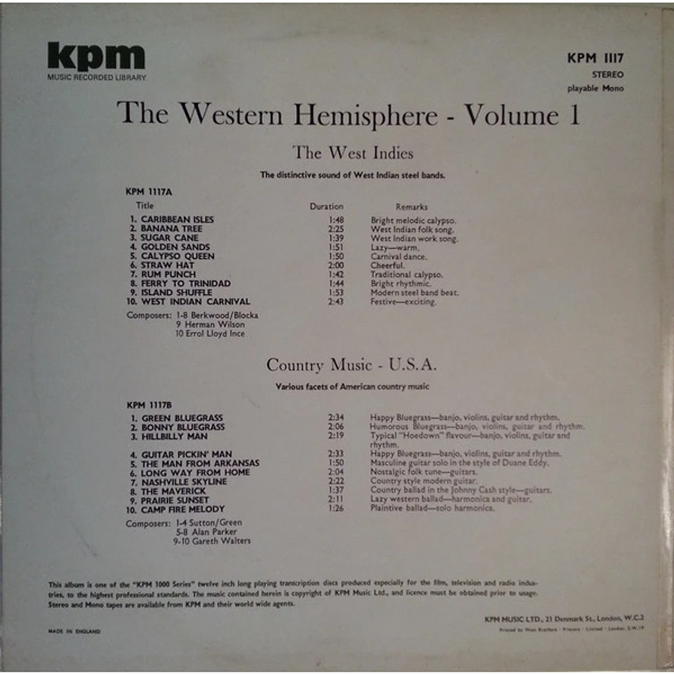 V.A. - The West Indies / Country Music USA