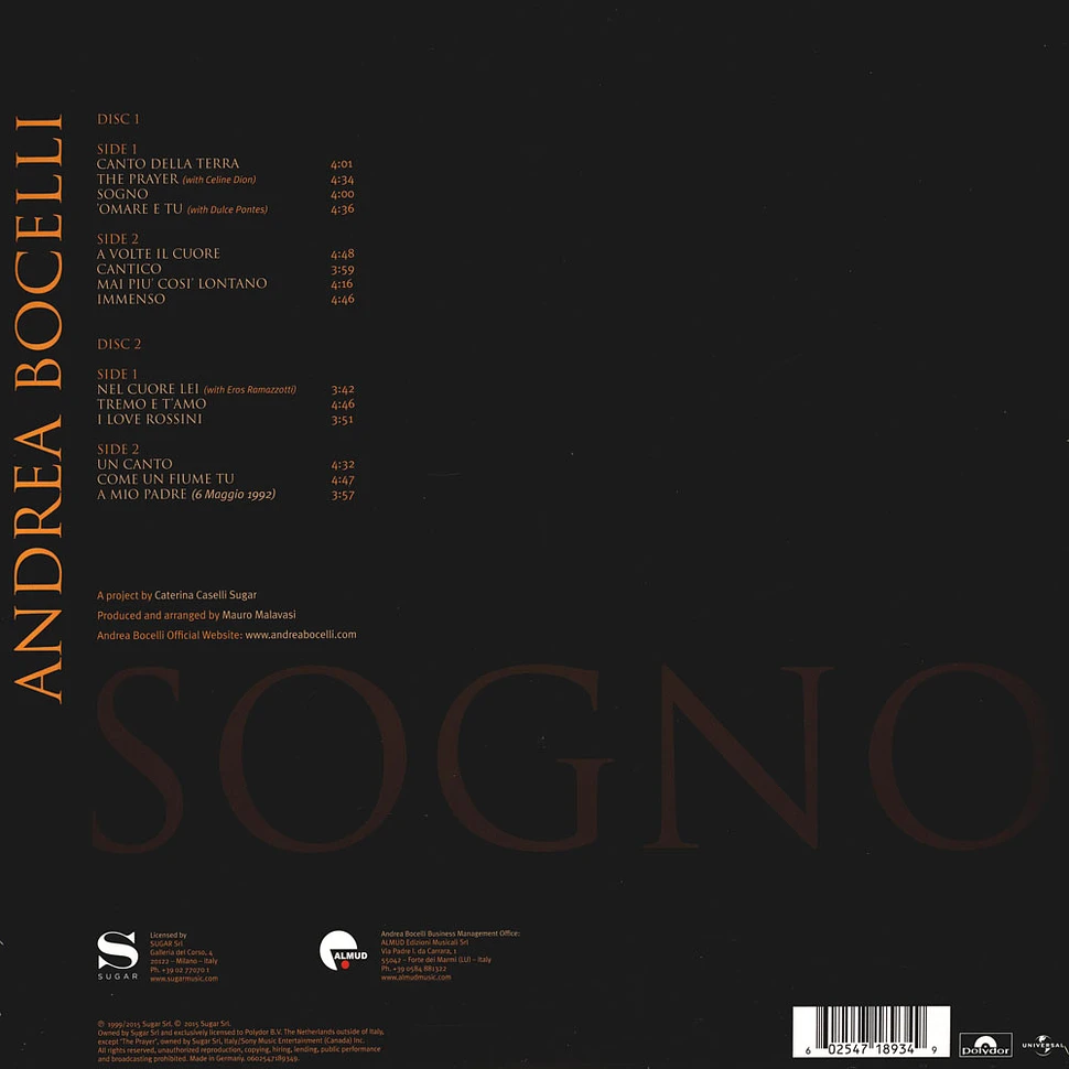 Andrea Bocelli - Sogno Remastered Edition