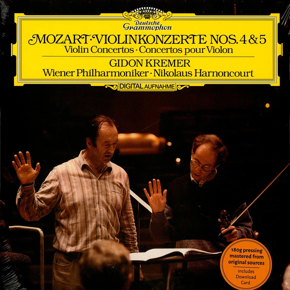 Kremer / Harnoncourt / Wp - Violinkonzerte Nos. 4 & 5