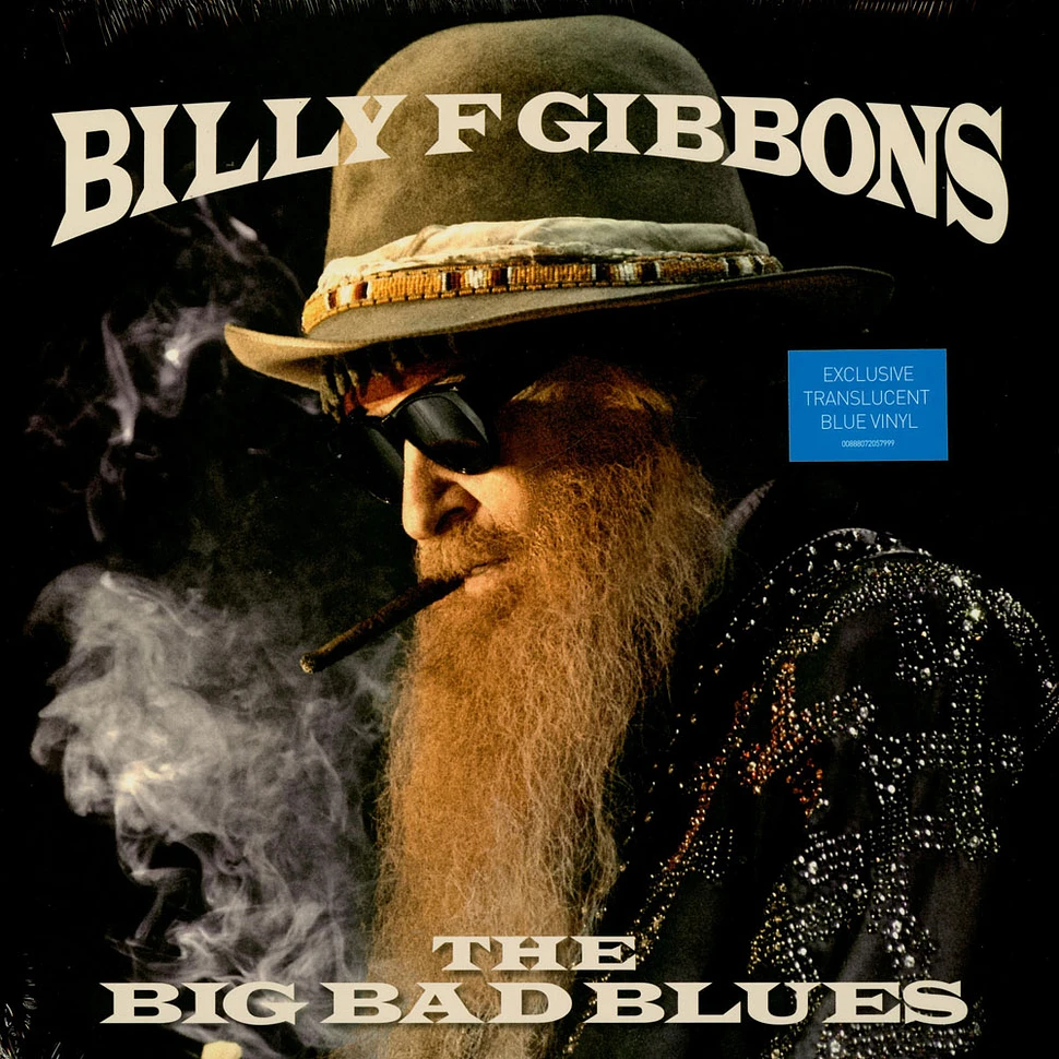 Gibbons,Billy F - The Big Bad Blues Translucent Blue Vinyl Edition