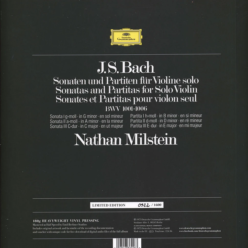 Nathan Milstein - J.S. Bach: Sonaten Und Partiten Limited Edition