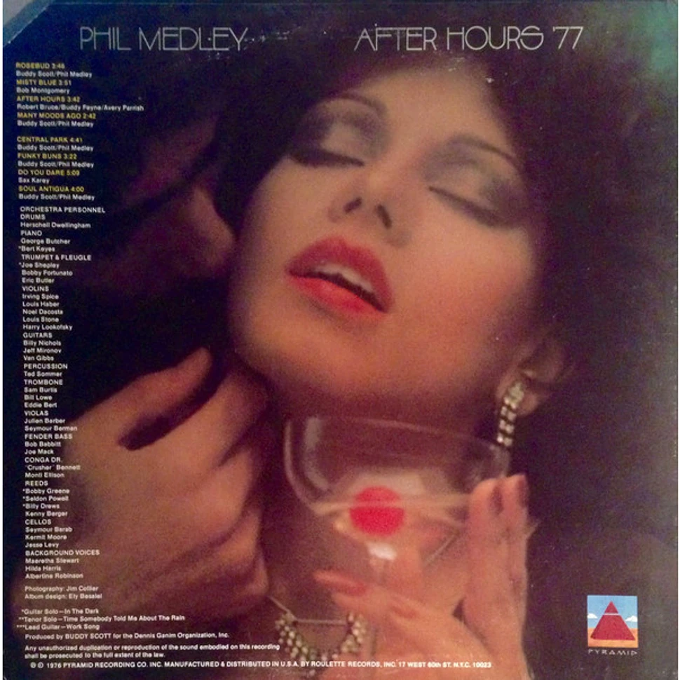 Phil Medley & M.V.B. Orchestra And Chorus - After Hours 77'
