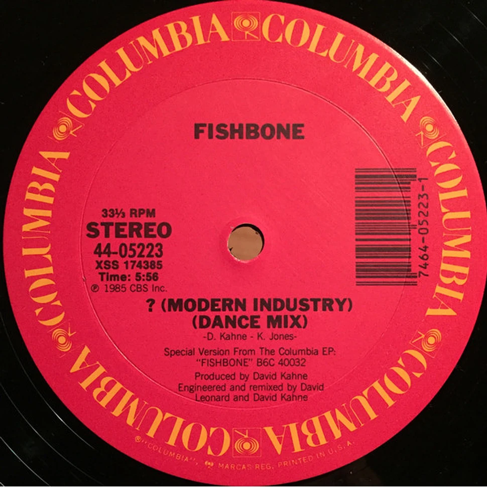 Fishbone - ? (Modern Industry)