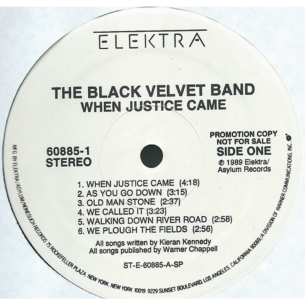 The Black Velvet Band - When Justice Came