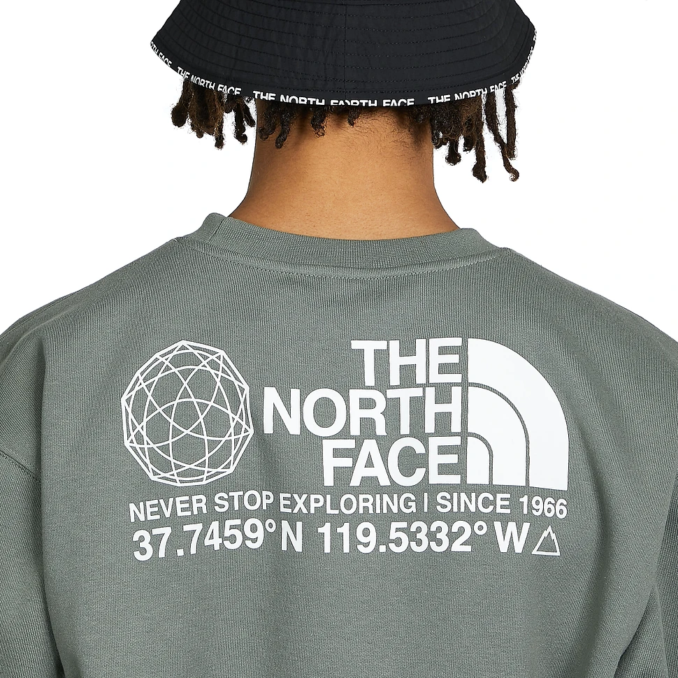 The North Face - Logo + Coordinates Crew Sweater