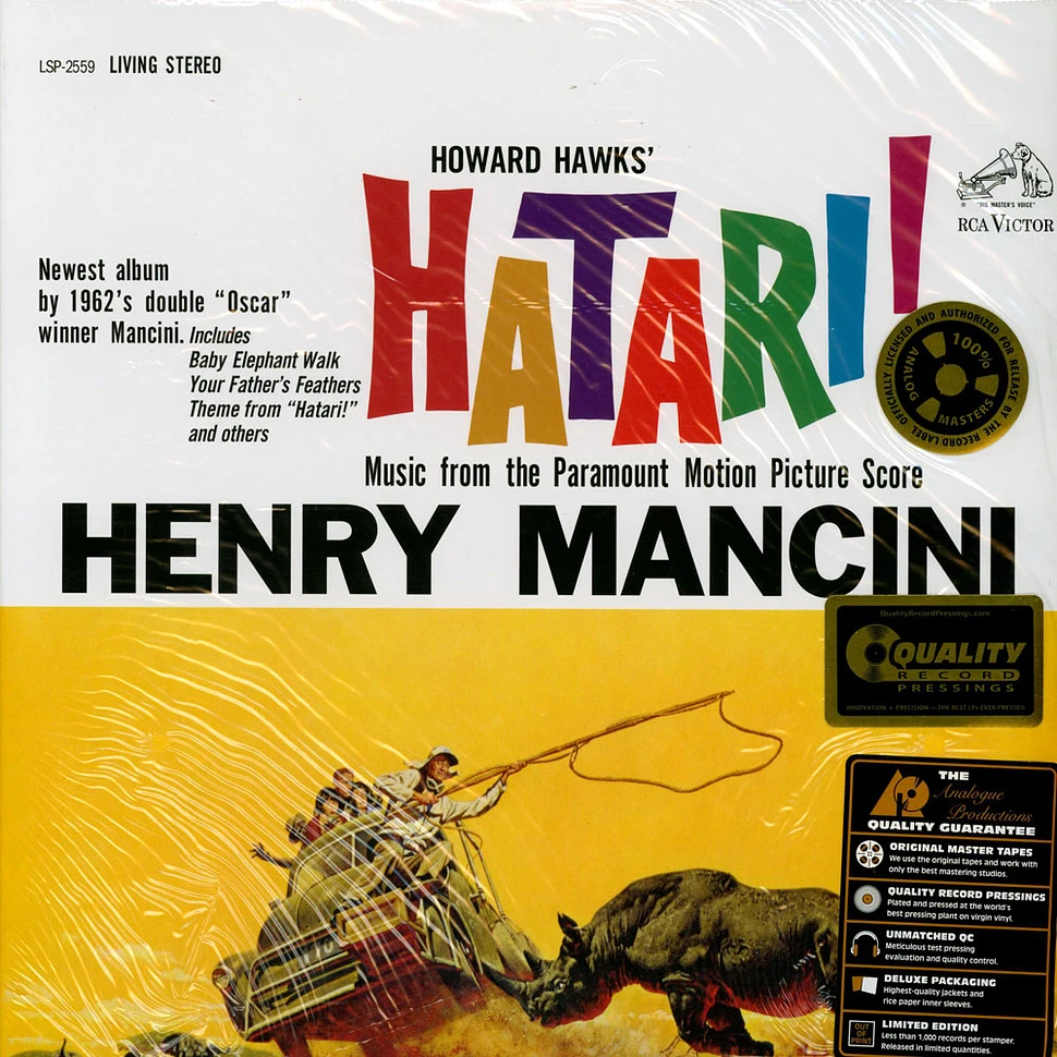 Henry Mancini - OST Hatari! 45rpm, 200g Vinyl Edition